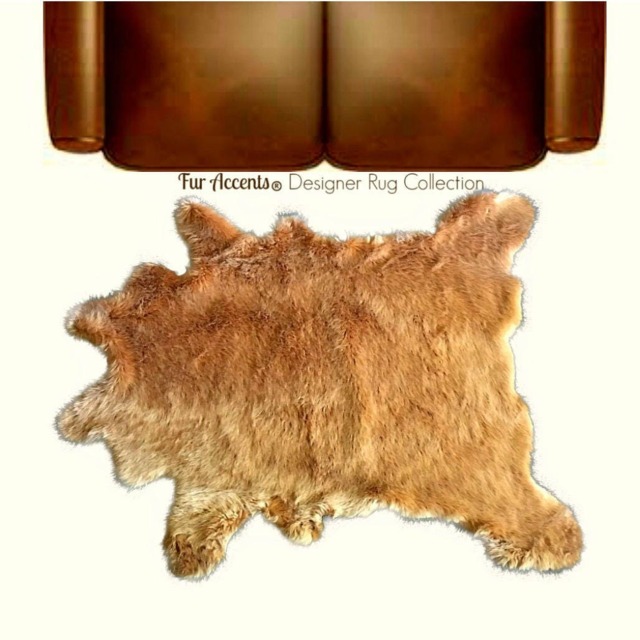 Faux Deer Skin Rug - Plush Shag, Usa Made Pelt - image 1