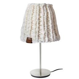Woolen Lampshade, Scandinavian Style, Handmade, Knitted Lampshade , Interesting Unique Home Decoration, Table Lamp - thumbnail 4