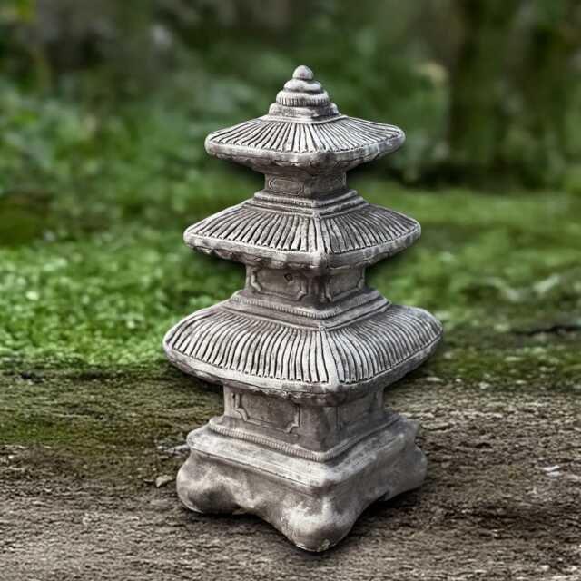 Massive Pagoda Sculpture Concrete Lantern Statue Outdoor Japanese Decor Handmade Art Zen Garden Ornament Pagoda Lover Gift - image 1