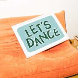 Let's Dance Print A5-A2 - Wall Art Poster Decor For Living Room Party Wall Art - thumbnail 2