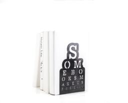 Inspirational Bookend For Your Office // Eyesight Chart Some Books Make Us Free - thumbnail 1