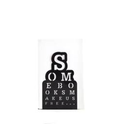 Inspirational Bookend For Your Office // Eyesight Chart Some Books Make Us Free - thumbnail 2