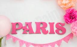 Fuchsia Pink Wood Wall Letters, Hanging Baby Name Sign, Girls Room Decor, Shower Fairytale Nursery - thumbnail 1