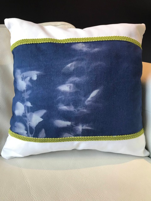 Cyanotype Pillow - image 1