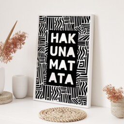 Hakuna Matata Print, Wall Art Art, Decor, Kids Bedroom Boy Girl Print Prints, Framed A4 A3 A2 - thumbnail 3