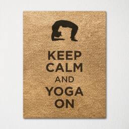 Keep Calm & Yoga On - Fine Art Print Choice Of Color Purchase 3 Receive 1 Free - thumbnail 3