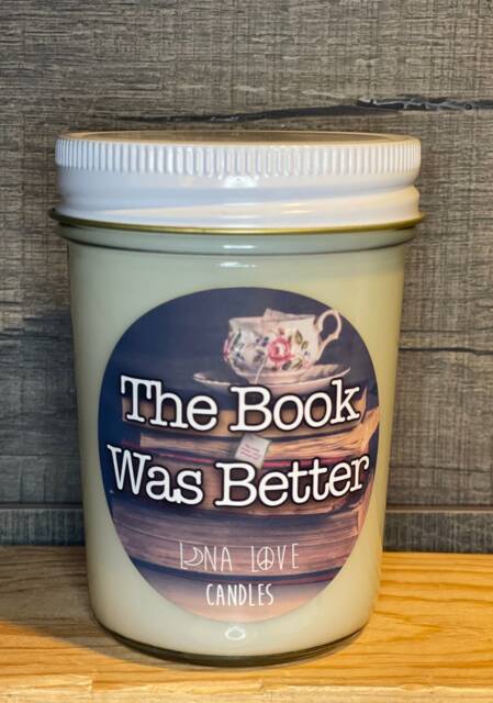 100% Soy The Book Was Better Scented Candle