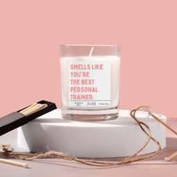 Personal Trainer Gift. Pt Candle Best Personal Trainer. Gym Trainer Gift Set - thumbnail 1