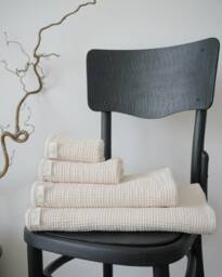 Linen Waffle Bath Towels/Soft Body Towels in Various Sizes & Colors Highly Absorbent Hypoallergenic European Flax - thumbnail 1