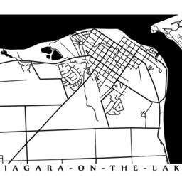 Niagara On The Lake Map - Canada Wall Art - thumbnail 2