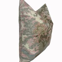 Thibaut Lincoln Toile Heritage Collection Blush Blue Cushion Cover Pillow Double Sided - thumbnail 3