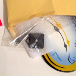 Folding - Handmade Surreal Melting Clock, Wall Home Decor - thumbnail 4