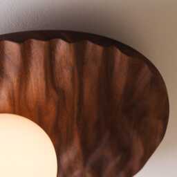 Towan Ceiling Light in Solid Oak/Walnut - thumbnail 2