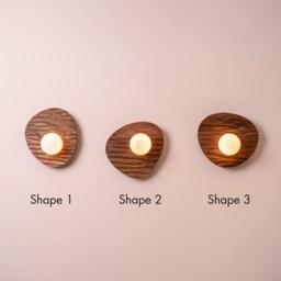 Towan Ceiling Light in Solid Oak/Walnut - thumbnail 4