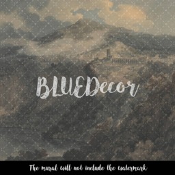 Lake Among Mountains Wall Mural, Self Adhesive, Peel & Stick, Removable Wallpaper, Classic, Repositionable, Decor, Decal #100 - thumbnail 3