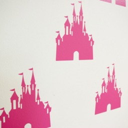 Princess Castle Vinyl Wall Art Decals/stickers - Various Colours & Sizes Perfect For Themed Rooms - thumbnail 4