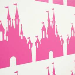 Princess Castle Vinyl Wall Art Decals/stickers - Various Colours & Sizes Perfect For Themed Rooms - thumbnail 3