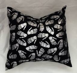 Halloween Pillow Cover, Velvet Pillow, Home Decor, Black Decor, Throw Halloween, Halloween Gifts - thumbnail 1