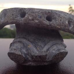 Borucan Indian Stone Metate, Grinding Sculpture, Authentic, Historical, Limited - thumbnail 3