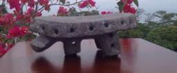 Borucan Indian Stone Metate, Grinding Sculpture, Authentic, Historical, Limited