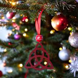 Triquetra Christmas Tree Decoration - thumbnail 1