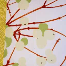 "Handmade Marimekko Pillow Cover Green & White Floral Throw - 20""x20" - thumbnail 3