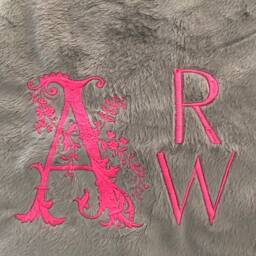 Custom Throw Blanket/Personalized /Monogrammed Blanket Cozy Christmas Gift Family - thumbnail 3