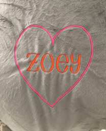 Custom Throw Blanket/Personalized /Monogrammed Blanket Cozy Christmas Gift Family - thumbnail 1