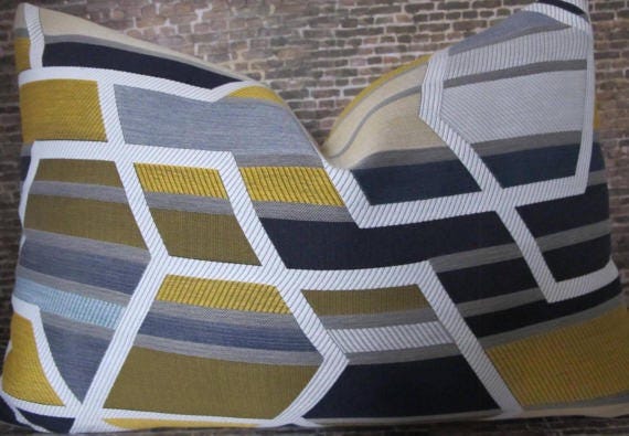 Designer Pillow Cover, 11 X 16, Sarah Morris, Maharam 006 - image 1