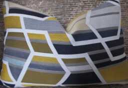 Designer Pillow Cover, 11 X 16, Sarah Morris, Maharam 006 - thumbnail 1