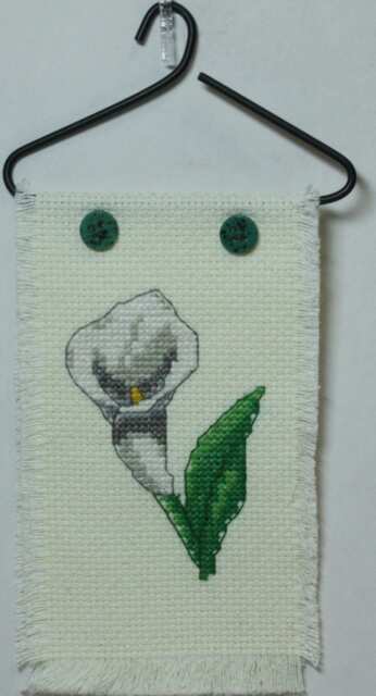 Small Cross Stitch Wall Hanging - image 1
