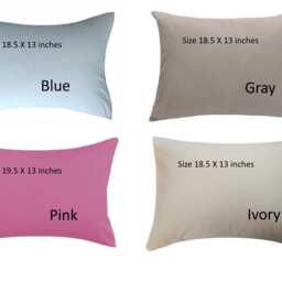 Blue Toddler Pillowcase, Soft Polyester Envelope Style, Handmade in Usa - thumbnail 3
