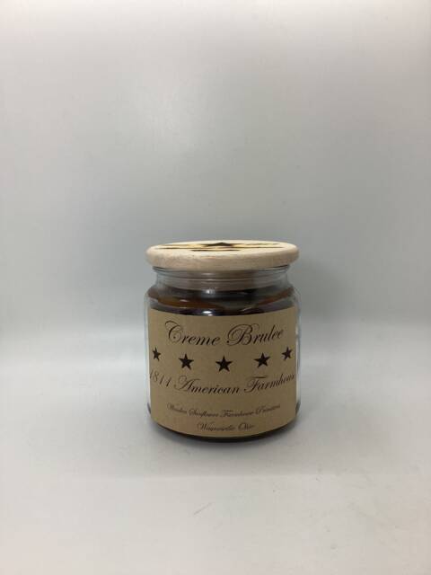 Creme Brulee Scented Candle Apothecary Jar 18 Oz - image 1
