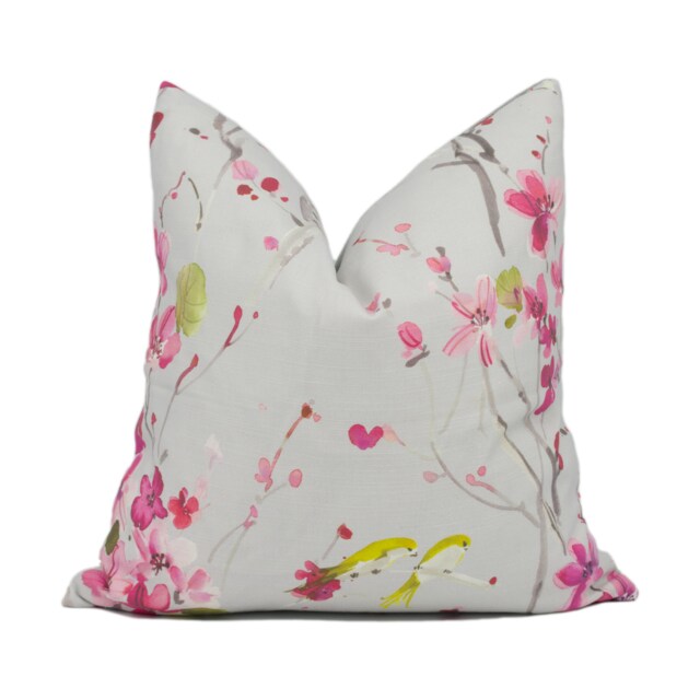 Voyage - Armathwaite Blossom/Silver Stunning Floral Cushion Cover Throw Pillow Designer Home D??cor - image 1