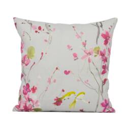 Voyage - Armathwaite Blossom/Silver Stunning Floral Cushion Cover Throw Pillow Designer Home D??cor - thumbnail 2