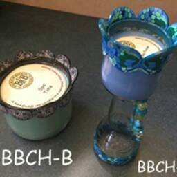 Wine Bottle Bottom Candle - thumbnail 3
