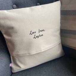 Personalised Pocket Cushion - Grandpa Gift For Him Book Remote - thumbnail 3