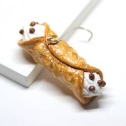 Cannoli Ornament - Italian Pastry Christmas Decor - thumbnail 3