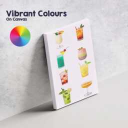 Colourful Summer Cocktail Drinks Collection Canvas Wall Art Print Decor Picture Ready To Hang - thumbnail 4