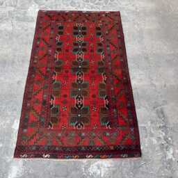 Luxurious 3'7x6'3 Afghan Tribal Rug - Vegatable Dyed Hand-Spun Soft Woolen Accent- Cozy Interior Decor For Livingroom, Bedroom Present - thumbnail 2