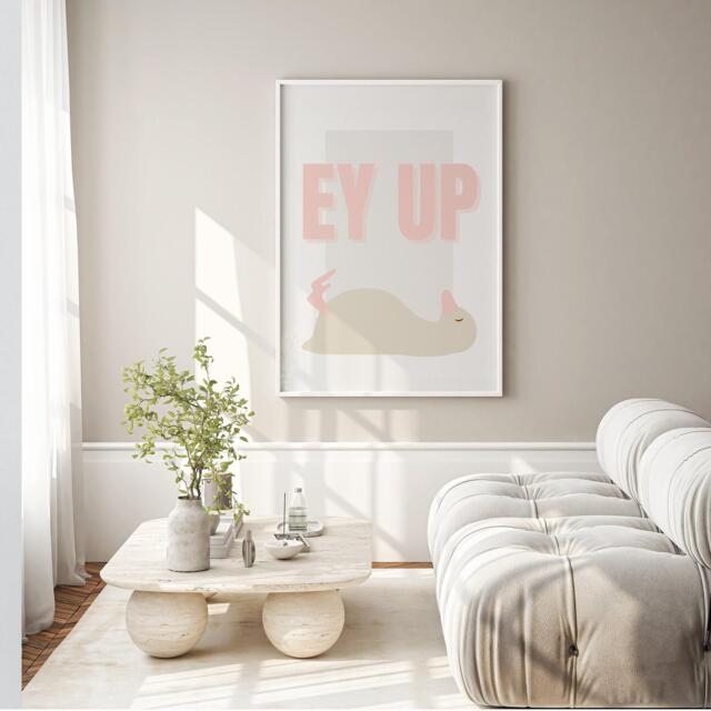 Ey Up Duck 06 Poster Northern-Inspired Quote Poster, Charming Wall Art, Bold Home Decor, Yorkshire Print, Living Room Cool Prints - image 1