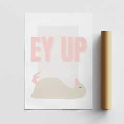 Ey Up Duck 06 Poster Northern-Inspired Quote Poster, Charming Wall Art, Bold Home Decor, Yorkshire Print, Living Room Cool Prints - thumbnail 3