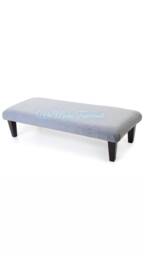 Plain Flat Top Footstool/Coffee Table Pouffe Bench - thumbnail 1