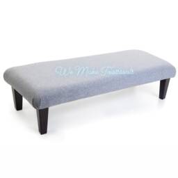 Plain Flat Top Footstool/Coffee Table Pouffe Bench - thumbnail 3