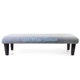 Plain Flat Top Footstool/Coffee Table Pouffe Bench - thumbnail 2
