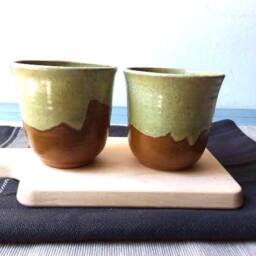 Ceramic Planter, Succulent Plant Pot, Pottery Small Coffee Mug, Tea Cup, Herbal Mug - thumbnail 3