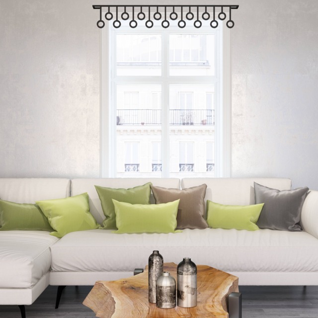 Window Treatments, Cornice, Valance, Home Decor, Topper, Metal Header, Valance Bedroom, Kitchen Decor - image 1