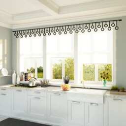 Window Treatments, Cornice, Valance, Home Decor, Topper, Metal Header, Valance Bedroom, Kitchen Decor - thumbnail 3
