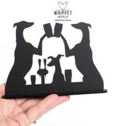 Whippet Greyhound Beer Ornament Unique Acrylic Silhouette Gift - thumbnail 2
