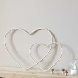 Diy Rattan Heart Wall Decoration - Heart-Shaped Circle - thumbnail 2